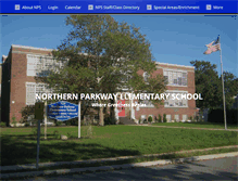 Tablet Screenshot of nps.uniondaleschools.org